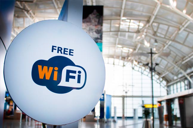 WiFi gratis aeropuerto